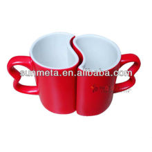 11oz Paar Sublimation rot Tasse Liebhaber Becher